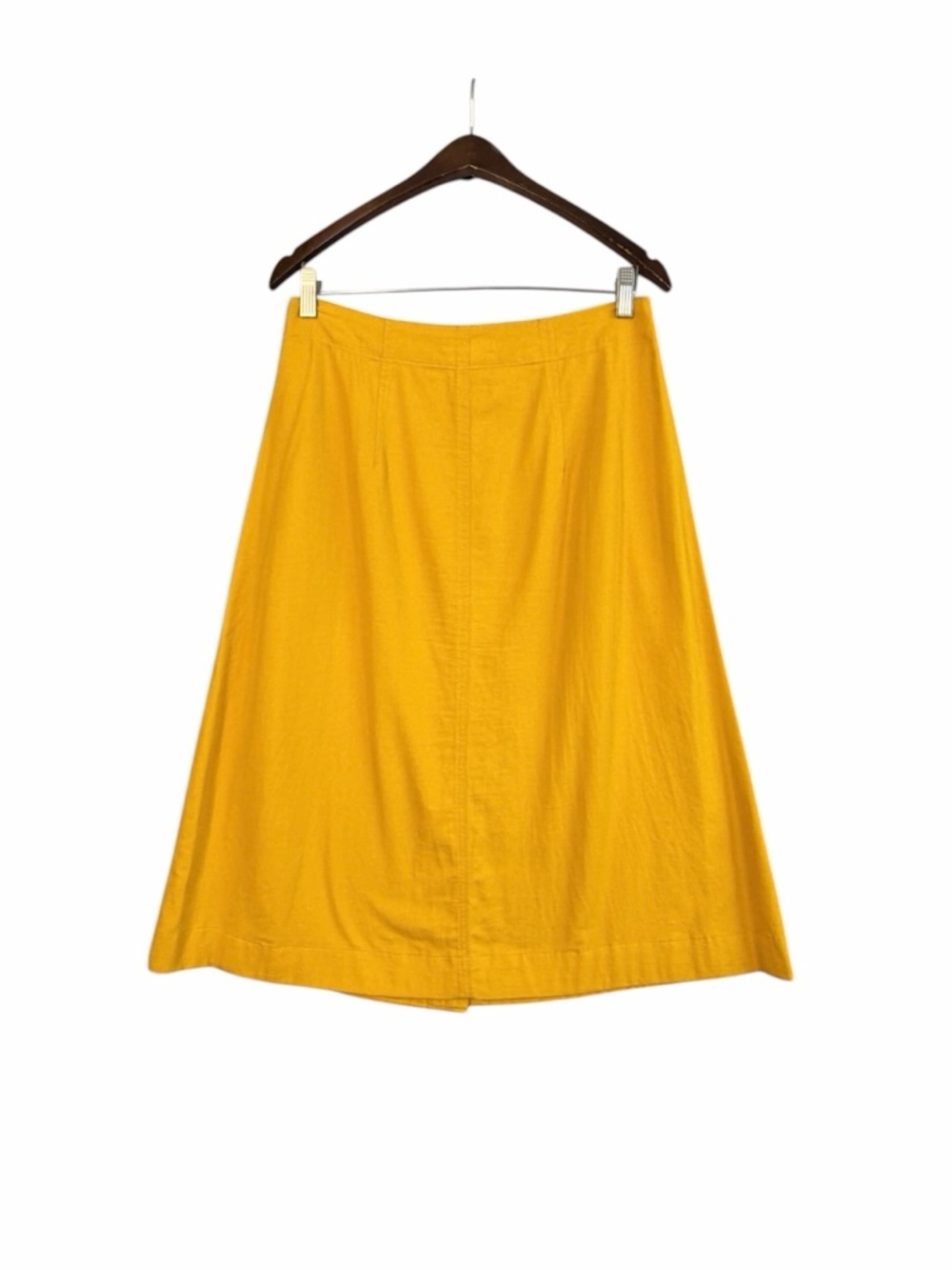 Madewell Patio Button-Front Swingy Midi Skirt in Tungsten Glow Size 8 #2142 - Picture 5 of 7